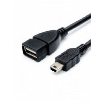 ATcom USB 2.0 AF - Mini-B 5P OTG 0.1m 
