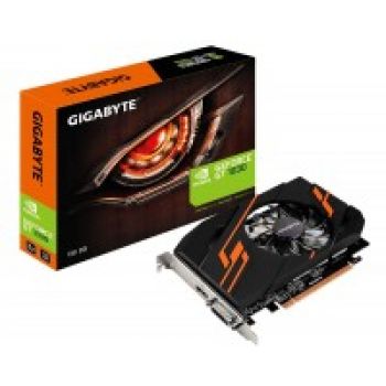 Видеокарта GigaByte GeForce GT 1030 1265Mhz PCI-E 2048Mb 6008Mhz 64 bit DVI HDMI HDCP Ret GV-N1030OC-2GI