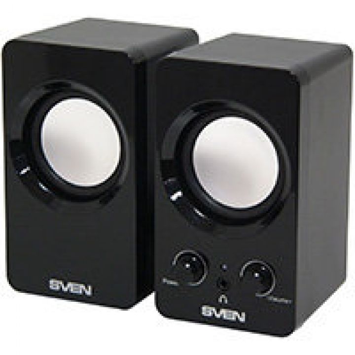 Колонки SVEN 354, чёрный, USB, акустическая система 2.0, мощность 2х2 Вт(RMS)
