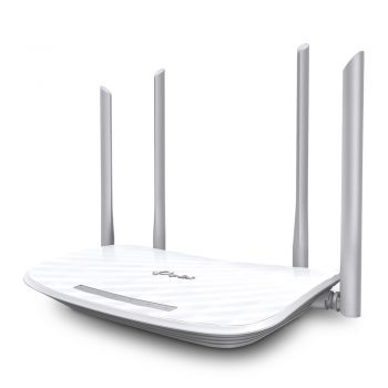Wi-Fi роутер TP-LINK Archer A5,2.4 ГГц: До 300 Мбит/с,5 ГГц: До 867 Мбит/с