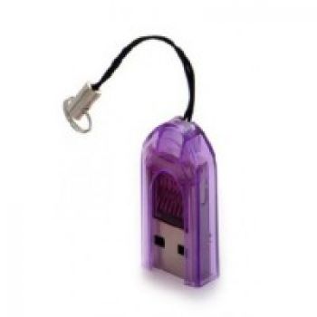 Card reader  Smartbuy SBR-710-F, Micro SD,USB 2.0 фиолетовый