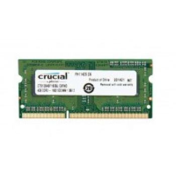 Crucial DDR3L SO-DIMM,4Gb, 1600MHz PC3-12800 - 4Gb, 1.35 В,CT51264BF160BJ / CT51264BF160B