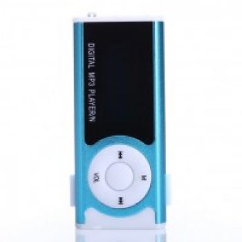 Hilp цифровой аудио плеер Music Clip С2 Titanium синий, с экраном