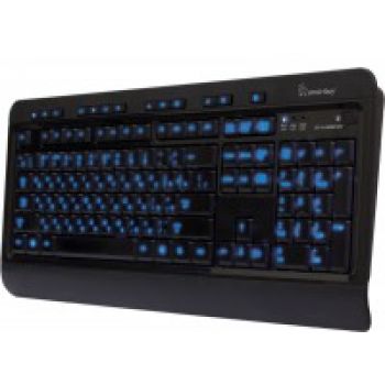 Клавиатура Smartbuy мультимедийная с подсветкой 302 Black (SBK-302U-K) USB